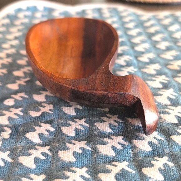 Vintage Wooden Whale Shaped Dish - Picture 3 of 8
